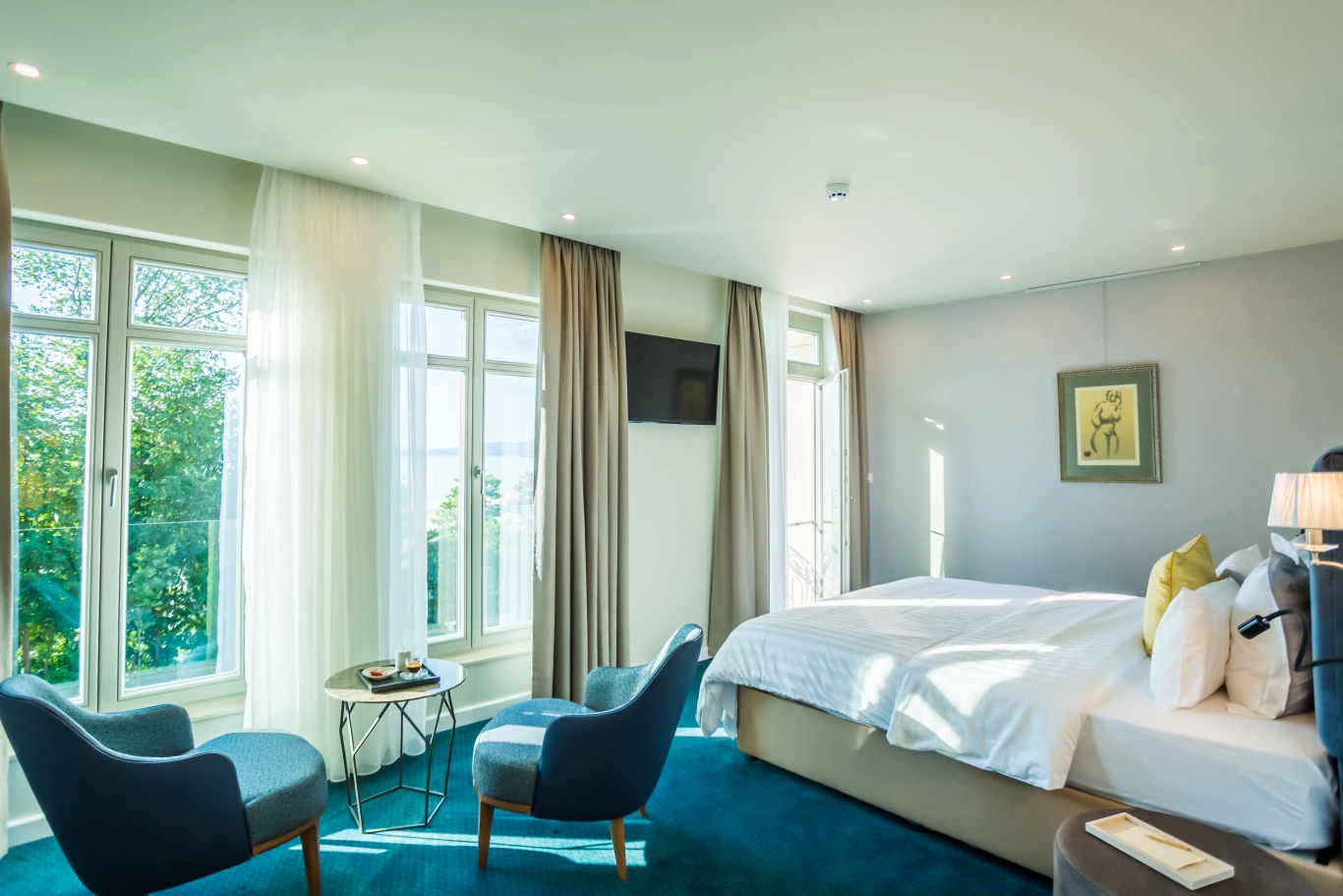 Стая "Делукс" с изглед море и балкон