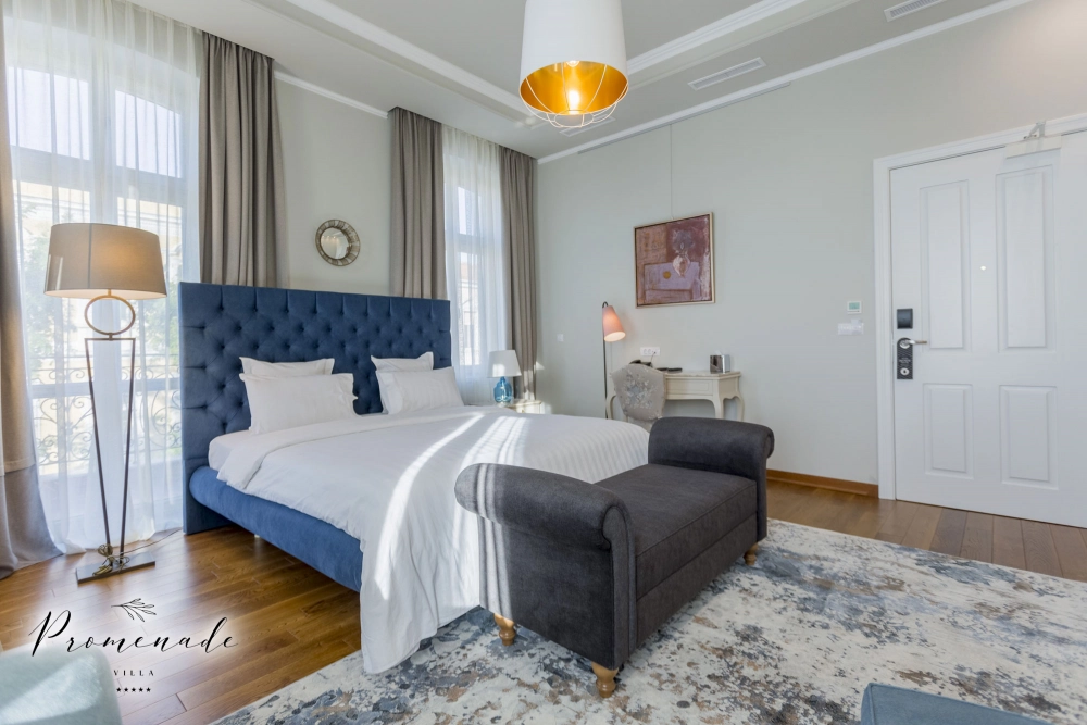 Студия Grand Deluxe с видом на море и балконом