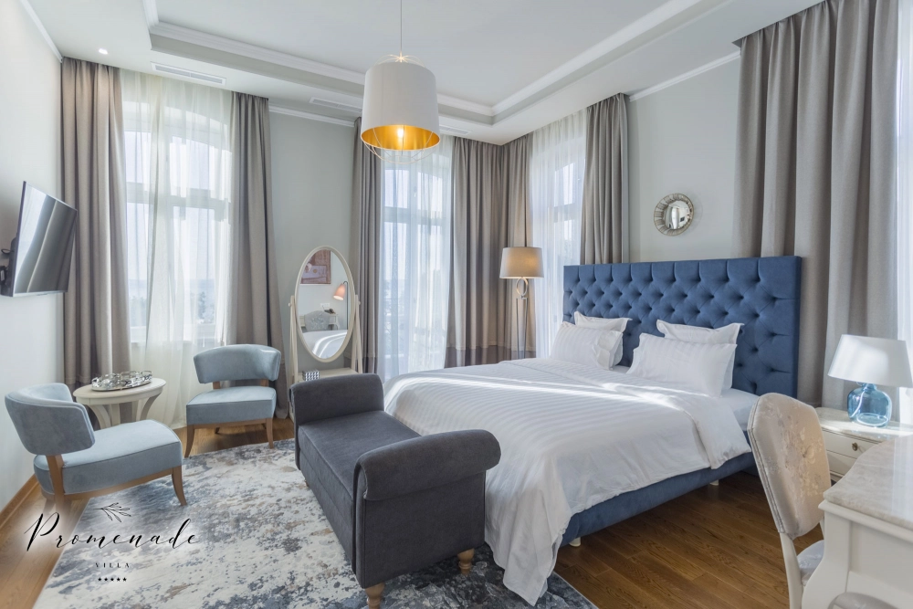 Студия Grand Deluxe с видом на море и балконом