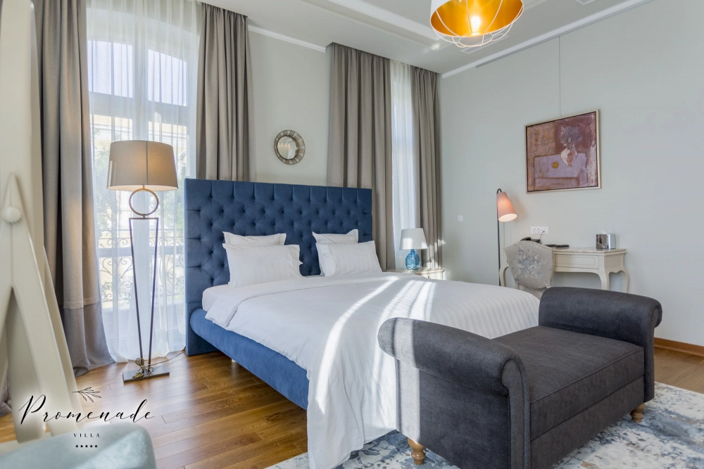 Студия Grand Deluxe с видом на море и балконом