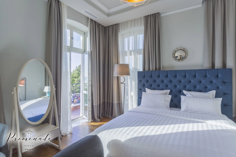Студия Grand Deluxe с видом на море и балконом
