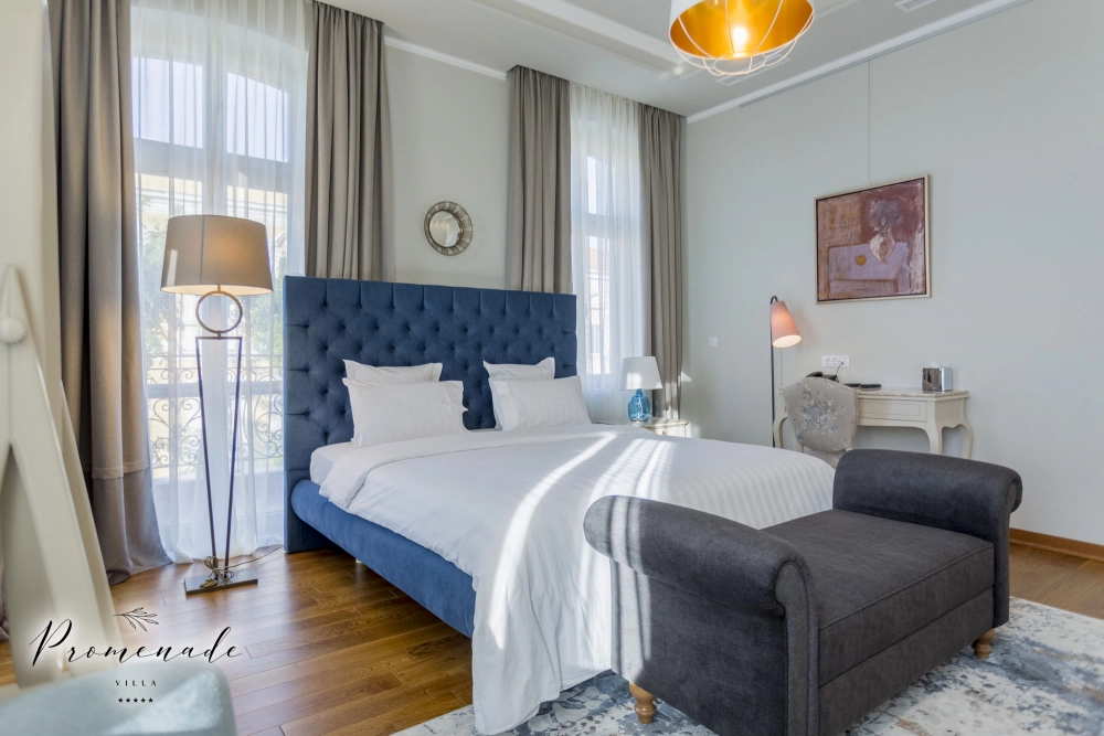 Студия Grand Deluxe с видом на море и балконом