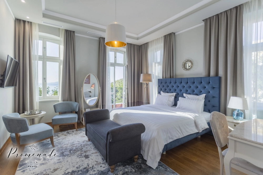Студия Grand Deluxe с видом на море и балконом