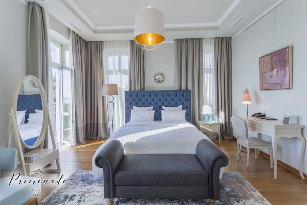 Студия Grand Deluxe с видом на море и балконом